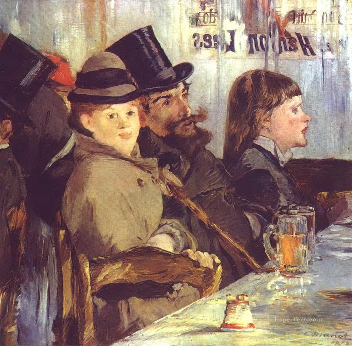 At the Cafe Eduard Manet Oil Paintings